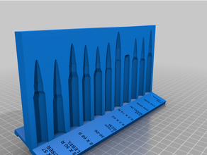 pr sentoir munizioni arme longue presentazione 3d print model - Mito3D