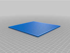 customized mesh - circforular holes 3d print model - Mito3D