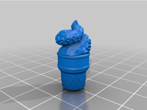 Eis Tintenfisch Spielzeug 3d print model - Mito3D