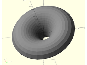 spherical wave horn generator 3d print model - Mito3D