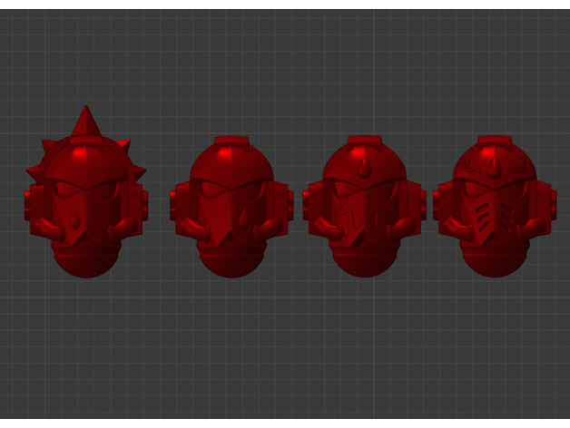 9th legion mk4 helmets 3D print model - Mito3D