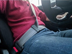 seatbelt adjuster belt 3d print model - Mito3D