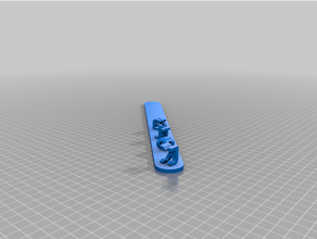 customized 3d ambigrakm 3d print model - Mito3D