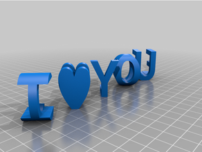 chloe letters customized 3d print model - Mito3D