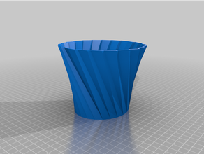contorto fioriera arredamento ufficio cubica attrezzature organizzazione attrezzo 3d print model - Mito3D
