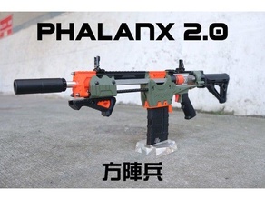 phalanx talonclaw v4 size nerf dart blaster 3d print model - Mito3D