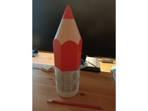 grande penna scatola boite pastello matita Conservazione astuccio capi abbigliamento 3d print model - Mito3D