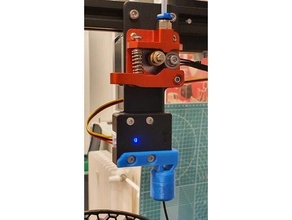 ender 5 montado filamento limpador poeira filtro sensor melhoria 3d print model - Mito3D
