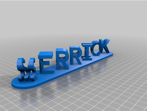 Merrick stephy personalizado 3d print model - Mito3D
