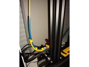 ender 3 rosca filamento guia cabo suporte rampa 3d print model - Mito3D