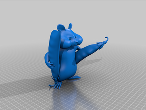 homa hamster 3d print model - Mito3D
