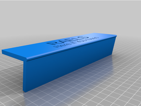 customized desk nraelsame plate 3d print model - Mito3D