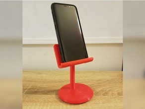 phone stand high tall holder cradle smartphone 3d print model - Mito3D