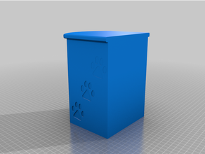 gatto ispirato mini mobilia gioielleria scatola 3d print model - Mito3D