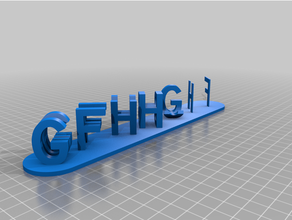 customized dual letter blocks illusion customizer 3d print model - Mito3D