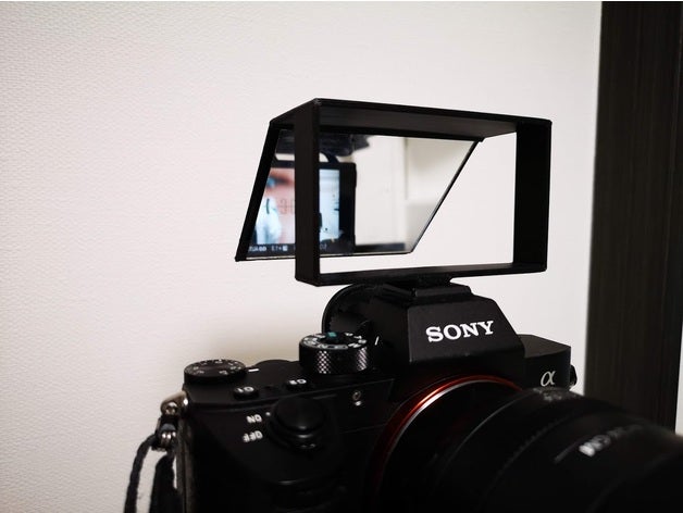 sony a7 selfie mirrow 3D print model - Mito3D