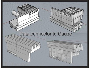 caliper data bus arduino caliper conector databus 3d print model - Mito3D