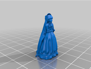 victorique gosick anime character supportless 3d print model - Mito3D