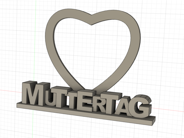 muttertag - bilderrahmen geschenk 3D print model - Mito3D