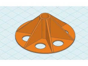 filamentrollcone filament holder roll spool mount 3d print model - Mito3D