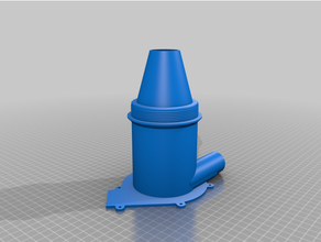 improved cyclone separator 3d print model - Mito3D