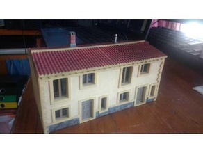 İspanyol köy ev 3d print model - Mito3D