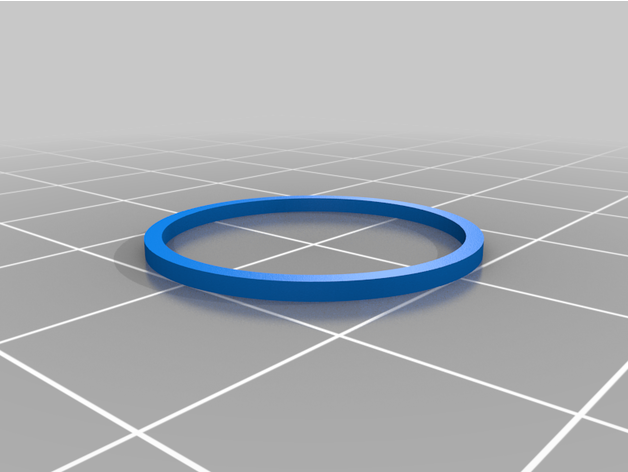 rubber band 3D print model - Mito3D