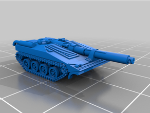 bienestar legión tanque destructor strv103 patrón 3d print model - Mito3D