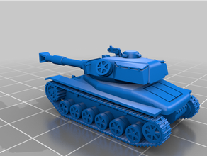smiter tank strv74 pattern 3d print model - Mito3D