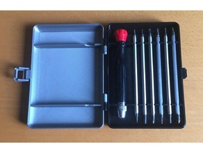mini screwdriver set case 3d print model - Mito3D