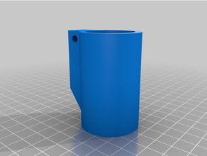 flag bucket holder 3d print model - Mito3D