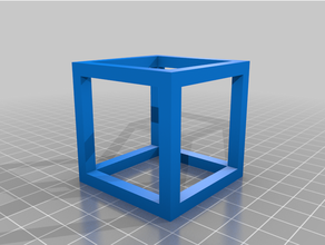 3d hollow box art boks decoration scatola simple toy 3d print model - Mito3D