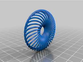 twist bowl art difficult supports 3d print model - Mito3D