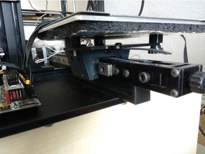 creality ender 2 - dual mgn12h slider bed linear rails conversion 3 pro heated rail mgn12 3d print model - Mito3D