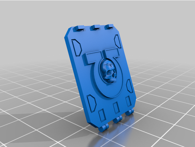 Ultramarine Repulsor Rückseite Türen 3D print model - Mito3D