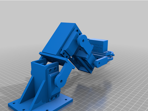 servo robotic arm prototype 2 3d print model - Mito3D