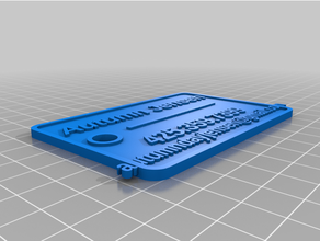 customizeauutmndautumns tag luggage tags customized 3d print model - Mito3D
