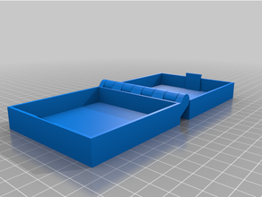 customusbbox3ized menteşeli Kutu mandal parametrik yazdırılabilir parça özelleştirilmiş 3d print model - Mito3D
