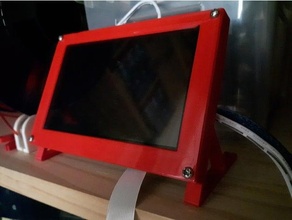 minimalista rpi dsi tela sensível toque caso bainha 3d print model - Mito3D