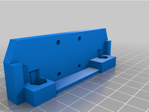 simple ender 3 pro rail mount - shifted 3d print model - Mito3D