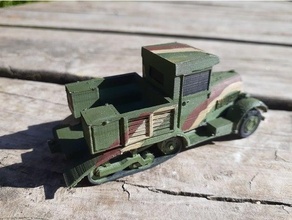 c4p artiglieria trattore 3d print model - Mito3D