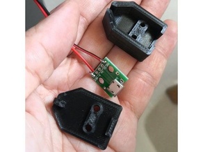 micro USB mergulho caso bainha recinto 3d print model - Mito3D