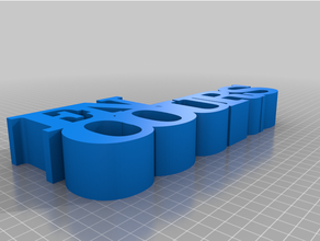 customized variable wodpnrrd sculpture 3d print model - Mito3D
