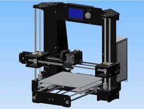 anet a6 3d printer parts 3d print model - Mito3D