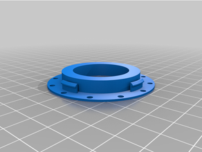 deluxe audio strap 30mm driver adapter plate 3d print model - Mito3D