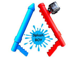 splash boy - water toy 3d print model - Mito3D