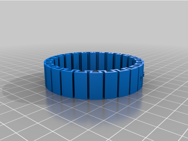 customized dual flexible braccialettobracbraccialeto 3D print model - Mito3D