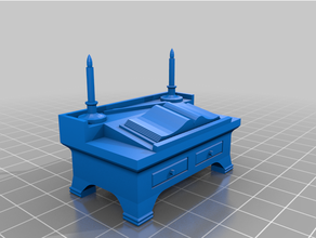 heroquest stregone tavolo 3d print model - Mito3D