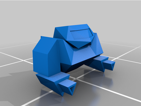 small hulk descent robot robots video game 3d print model - Mito3D
