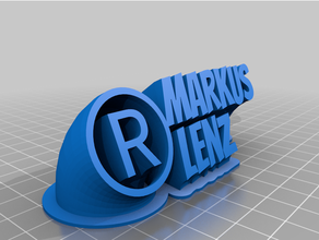 markus personalizzato 3d print model - Mito3D
